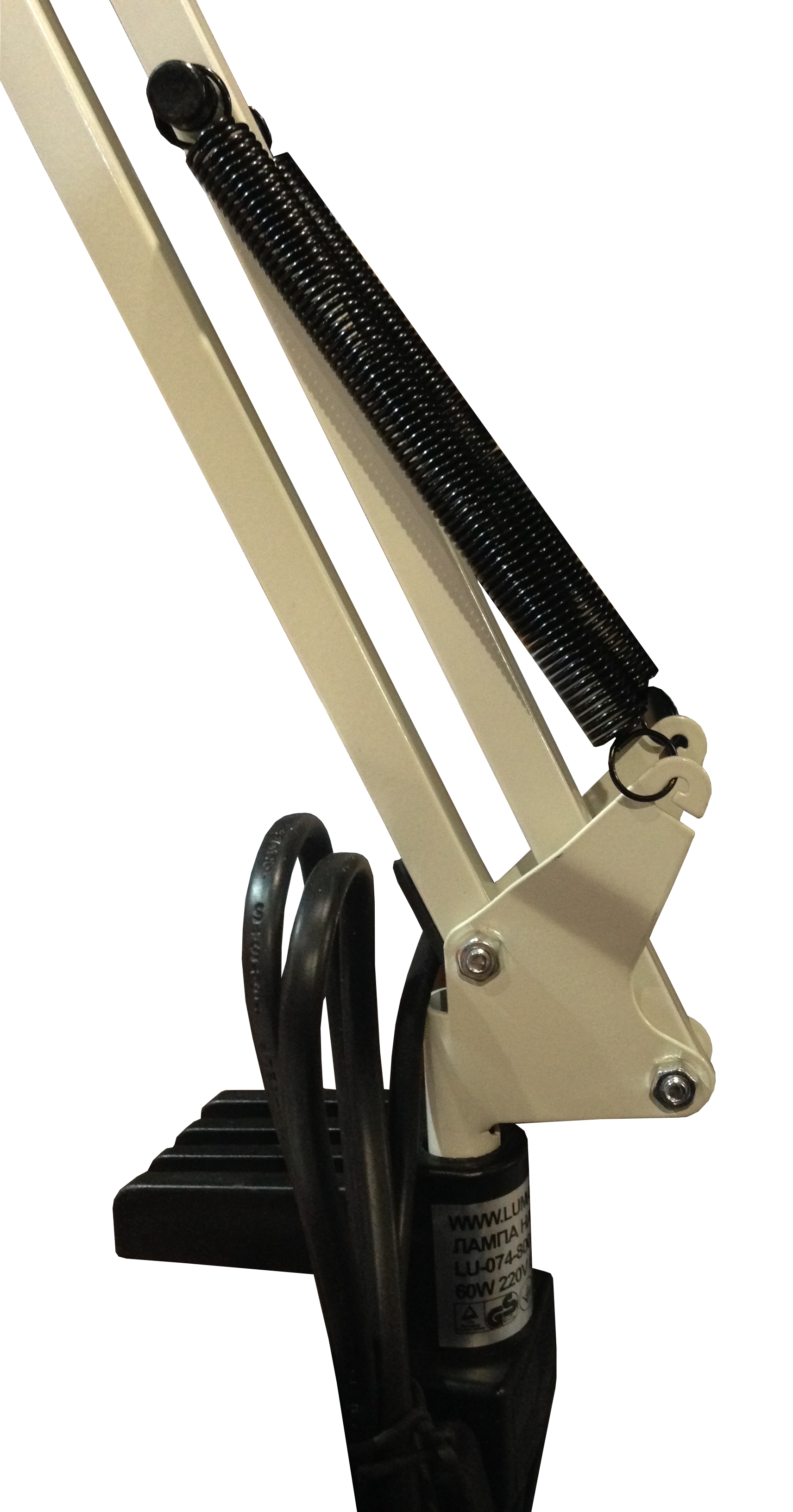 Лампа настільна Lumano 60W E27 LU-074-1800 на струбцині крем - фото 5 Лампа настільна Lumano 60W E27 LU-074-1800 на струбцині крем - фото 5