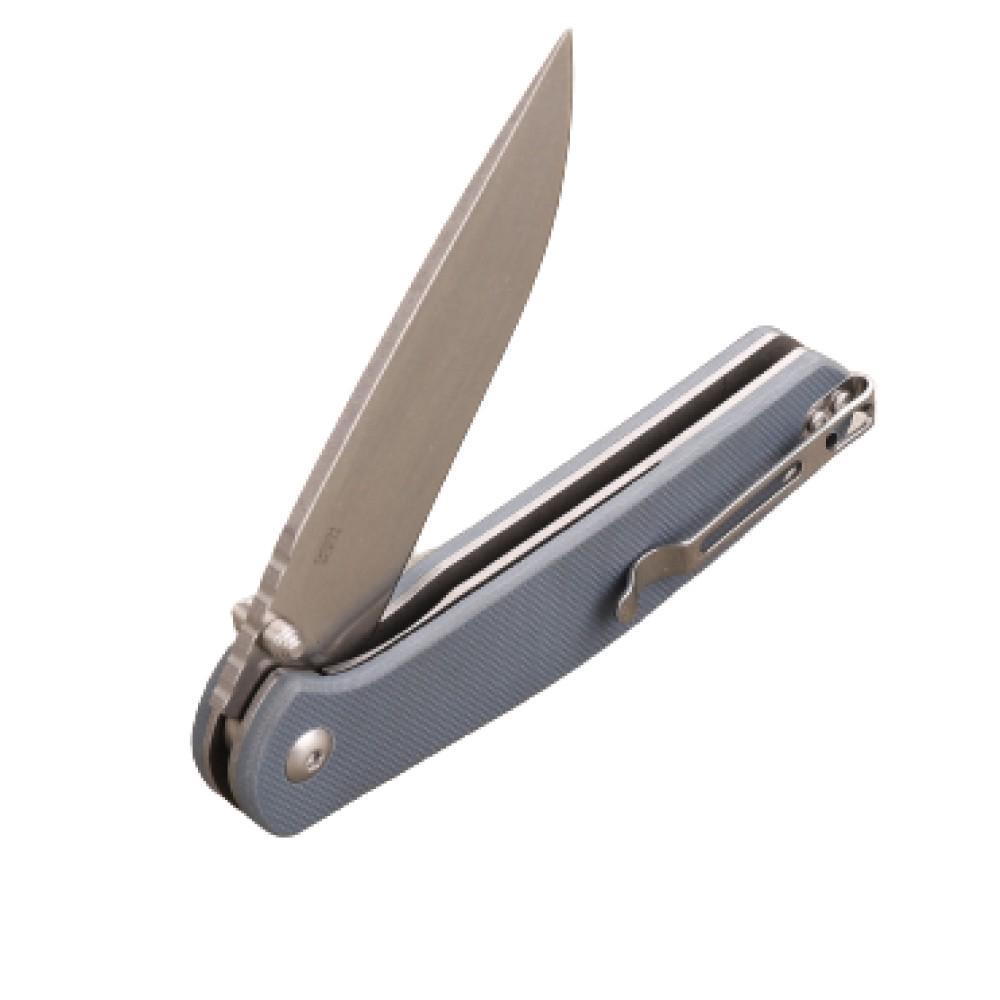 Ніж мисливський туристичний складаний Ganzo G6804-GY Сірий (165030) - фото 3