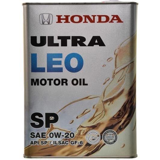 Моторное масло Honda Ultra LEO SP GF-6 0W-20 4 л (0822799974) Моторное масло Honda Ultra LEO SP GF-6 0W-20 4 л (0822799974)