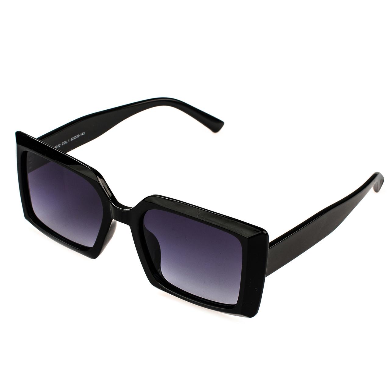 Очки солнцезащитные женские прямоугольные Polarized Черный (P03072.C1)