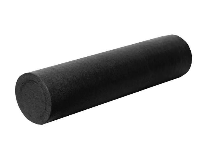 Массажный ролик гладкий PowerPlay 4021 Fitness Roller 90x15 см Черный (60836)