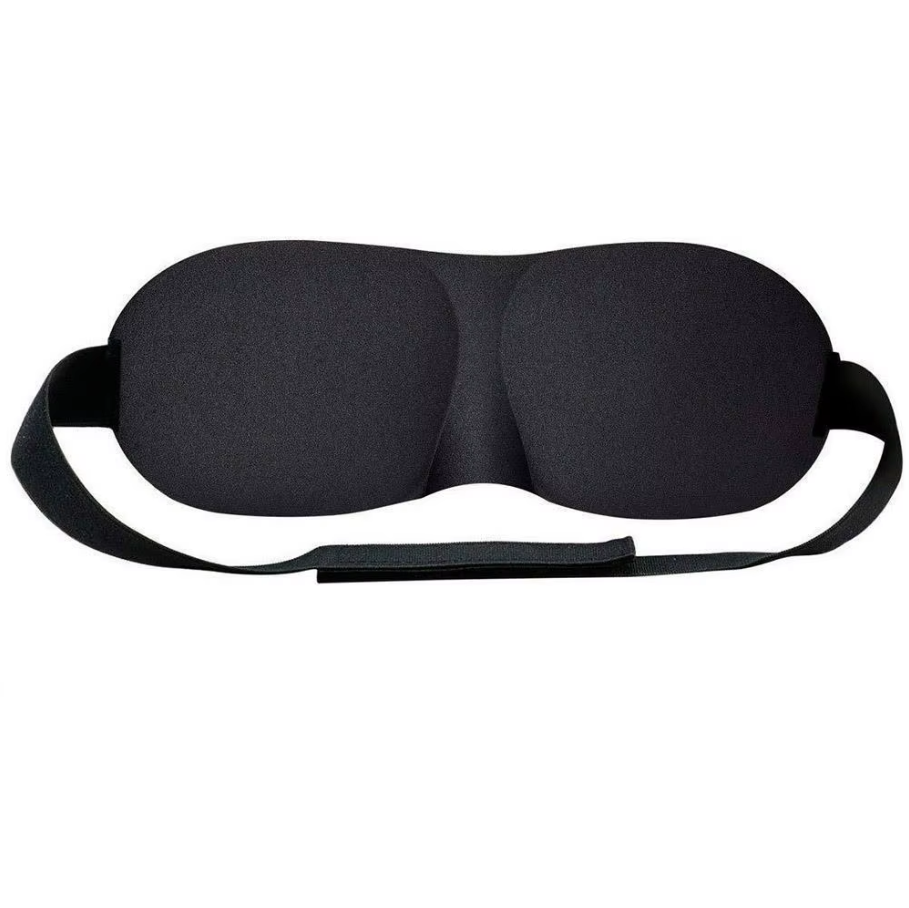 Маска для сна 3D на липучках с дышащим эффектом с эффектом памяти (29386)