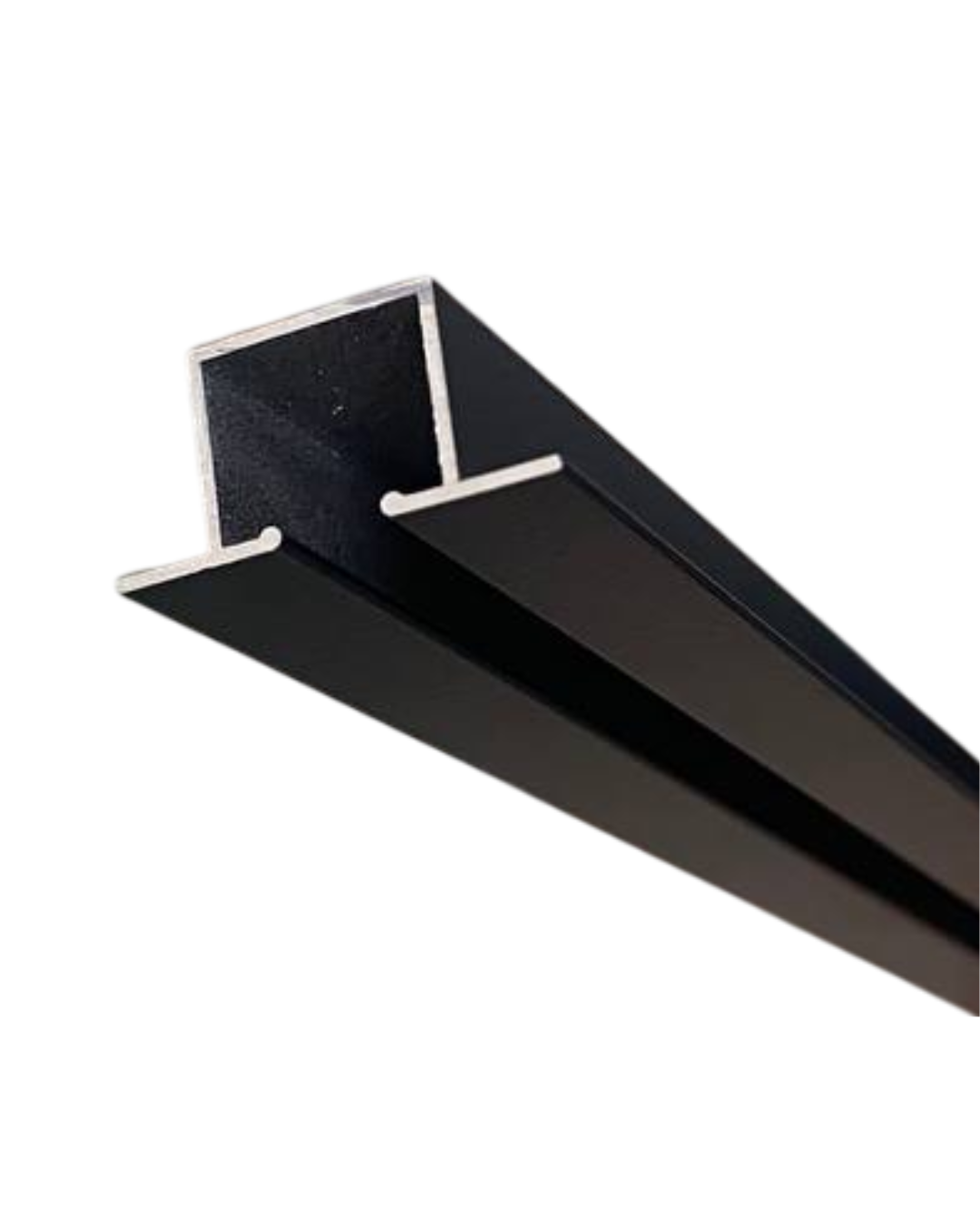 Карниз для скрытого монтажа EURO CONCEPT профиль KS ZERO с фурнитурой 1,5 м Черный - фото 1