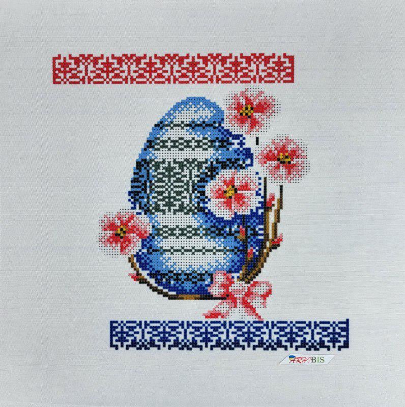 Набір для вишивання бісером Дитячий пасхальний рушник на кошик 35x35 см (9502)