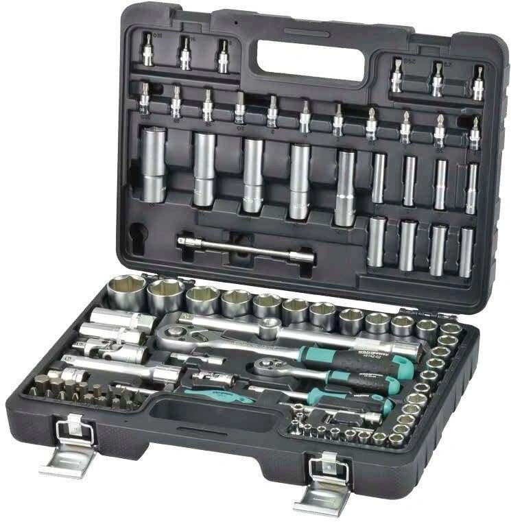 Набор головок Whirlpower 1/4"-1/2" 10-32 мм 95 шт. (223206)