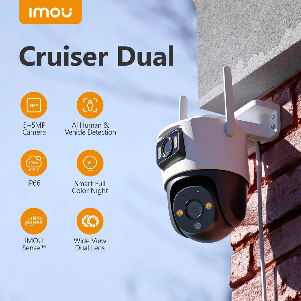 Камера видеонаблюдения IP IMOU Cruiser Dual 10MP Wi-Fi (2141792169) - фото 5 Камера видеонаблюдения IP IMOU Cruiser Dual 10MP Wi-Fi (2141792169) - фото 5