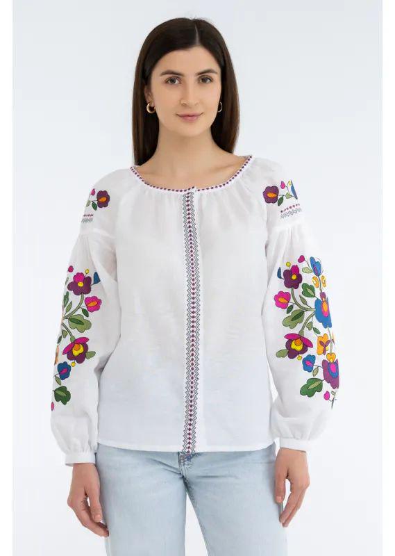 Вышиванка женская р. 48 Белый (770)