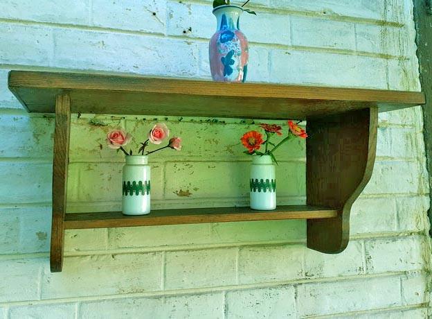 Полка настенная из дерева Меркадо Мускат (ПНС/003407)