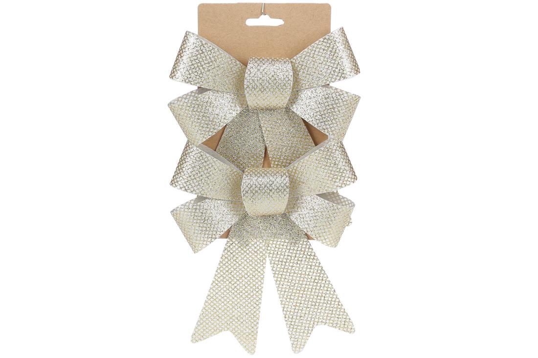 Новогодний подвеска BonaDi Бант 2 шт. (821-215)