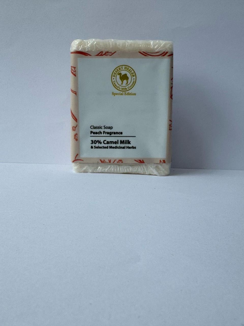 Мыло твердое натуральное с ароматом персика на основе верблюжьего молока DESERT HEALER 100 г (2622098883) Мыло твердое натуральное с ароматом персика на основе верблюжьего молока DESERT HEALER 100 г (2622098883)