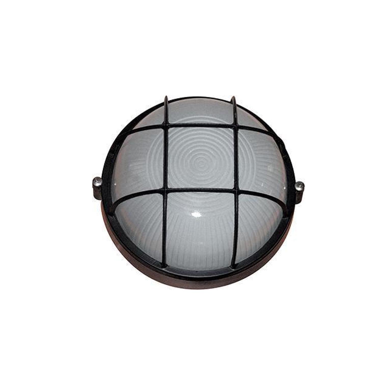 Світильник E.NEXT e.light.1303.1.100.27.black 100W 230V E27 IP54 круглий 254х125 мм Чорний (l002024)