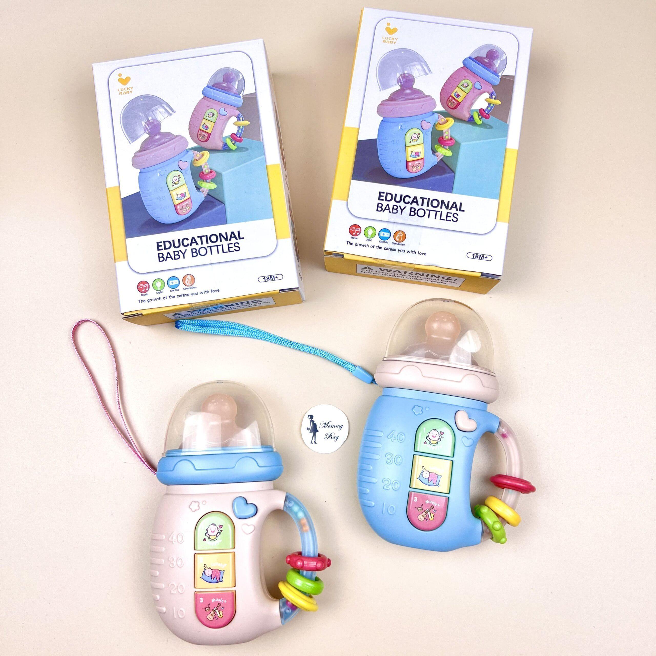 Игрушка развивающая музыкальная бутылочка-телефон 5в1 Голубой (10187) - фото 16 Игрушка развивающая музыкальная бутылочка-телефон 5в1 Голубой (10187) - фото 16