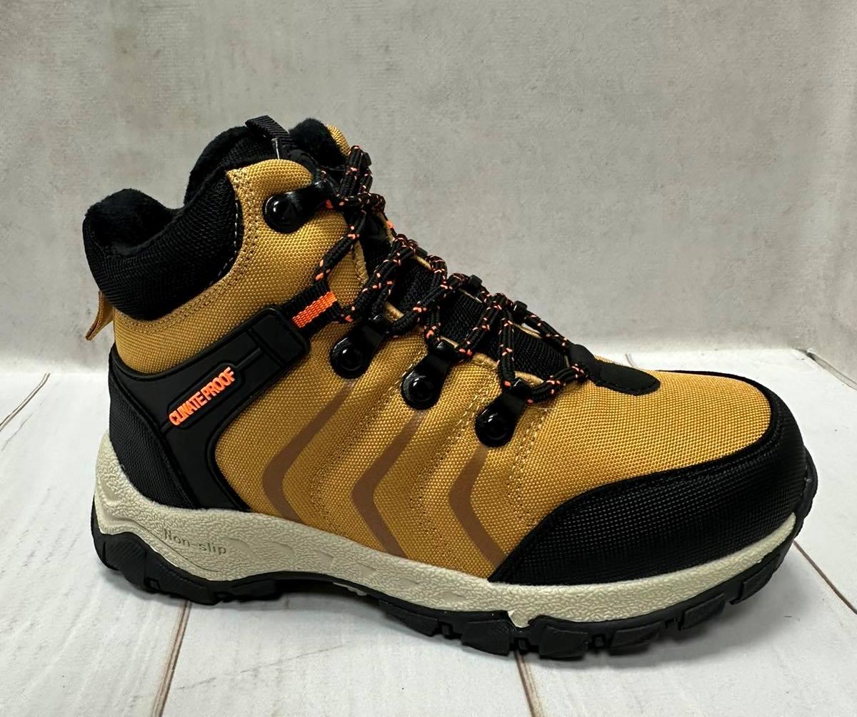 Черевики дитячі зимові Apawwa Jong Golf на овчині водовідштовхуючі р. 32 Коричневий (12892282)