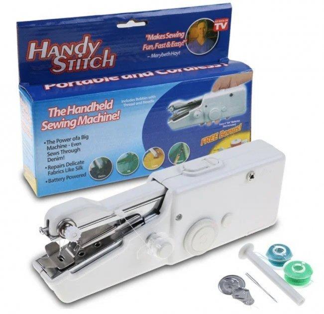 Машинка швейная Handy Stitch портативная для всех видов тканей Белый (2308А)