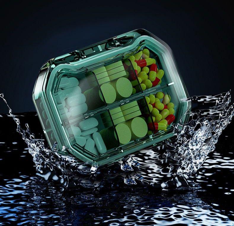 Таблетниця 6-Cell Eco Pill Box Green (73101228) - фото 3