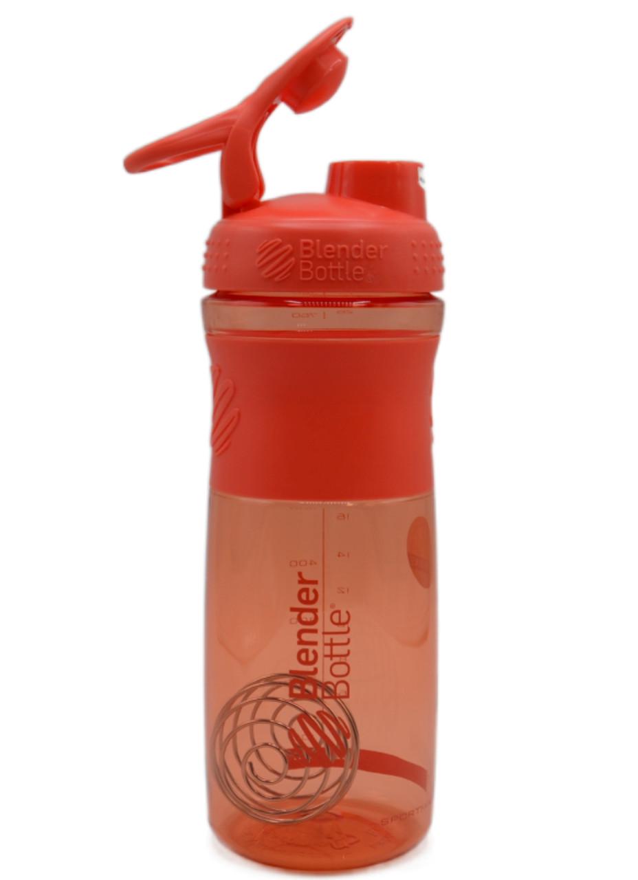 Шейкер спортивний Blender Bottle SportMixer Flip 28 oz/820 мл Coral - фото 5