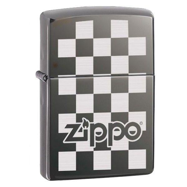 Зажигалка ZIPPO 324678 ZIPPO CHECKERBOARD Black Ice