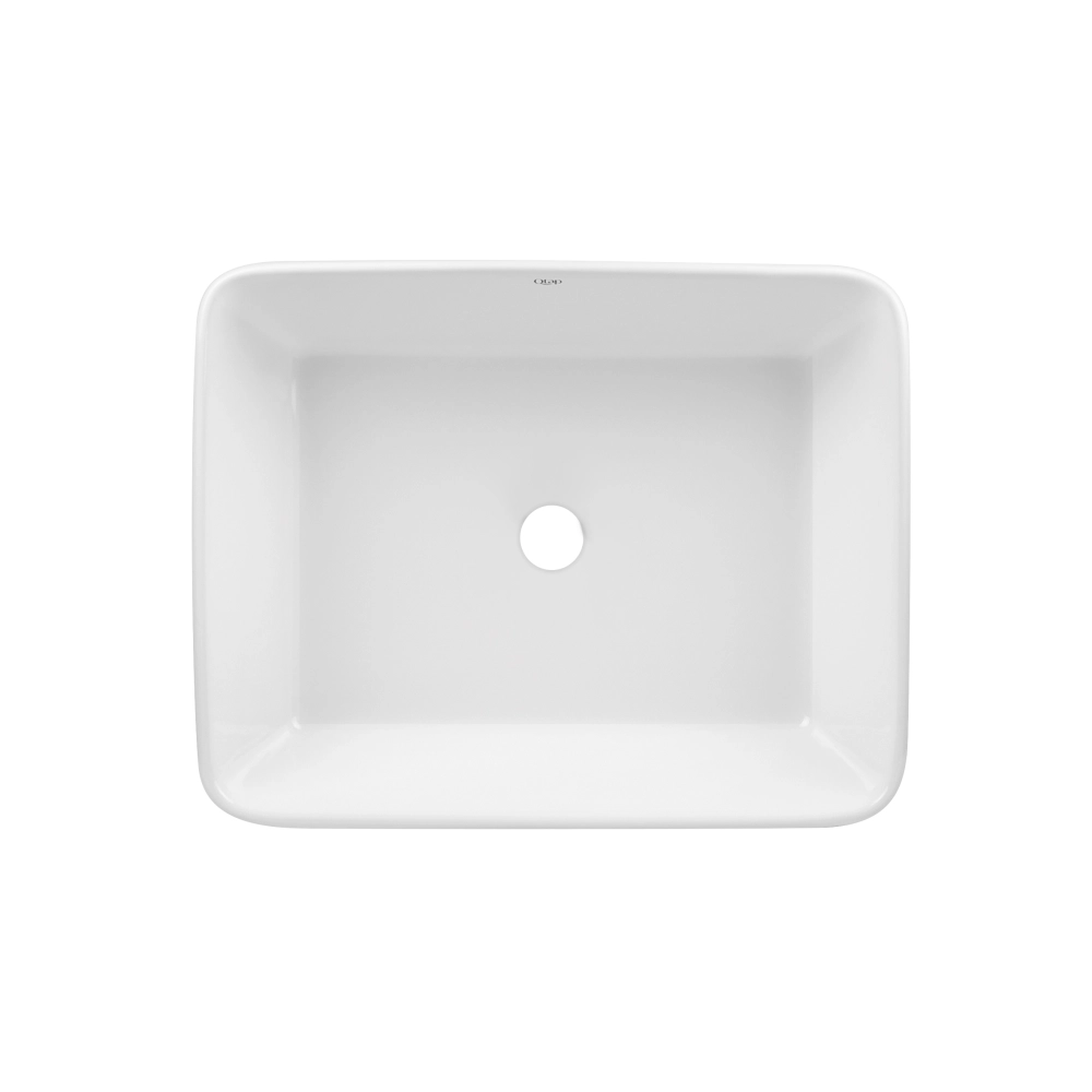Раковина накладная Qtap Tern прямоугольная 370x480 мм Белый глянцевый (SD00052910)