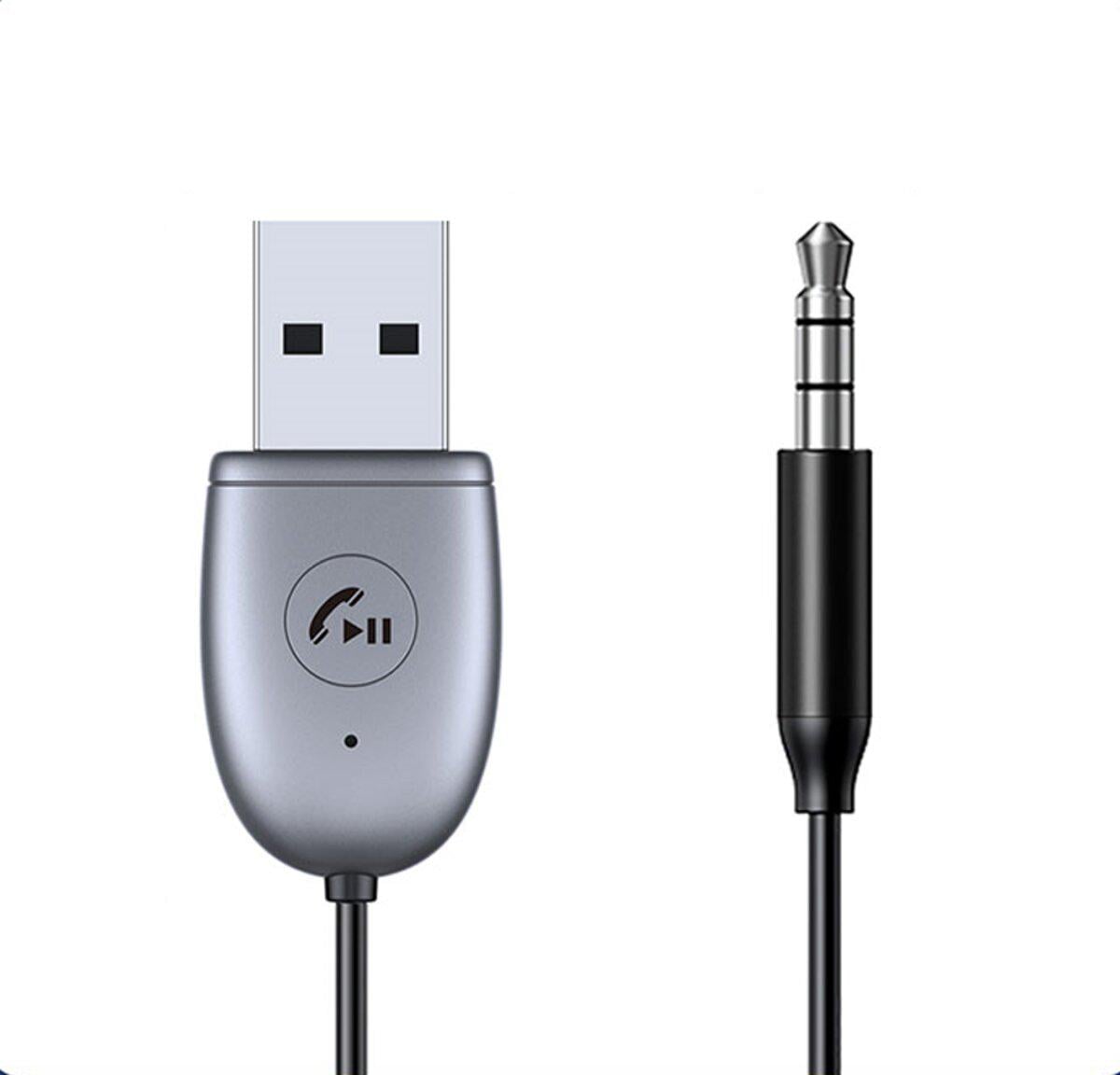 Аудіокабель charome A8 BT RECEIVER AUDIO AUX 3,5 мм TRS mini jack to USB 1,5 м Black (564182) Аудіокабель charome A8 BT RECEIVER AUDIO AUX 3,5 мм TRS mini jack to USB 1,5 м Black (564182)