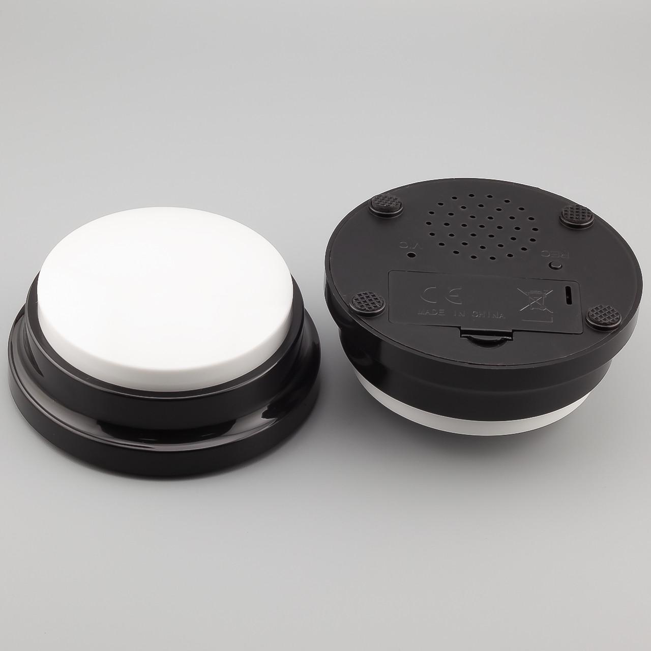 Кнопка голосова інтерактивна з функцією запису 9х4,5 см Білий (ИК9045к02) - фото 3 Кнопка голосова інтерактивна з функцією запису 9х4,5 см Білий (ИК9045к02) - фото 3