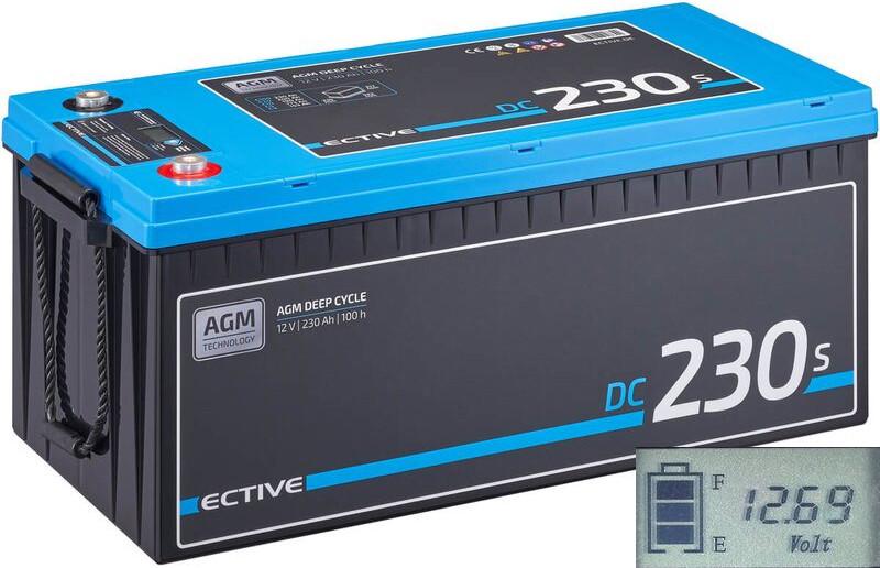 Аккумулятор ECTIVE DC 230S AGM с экраном 12В 230Ач (2285217286) - фото 2