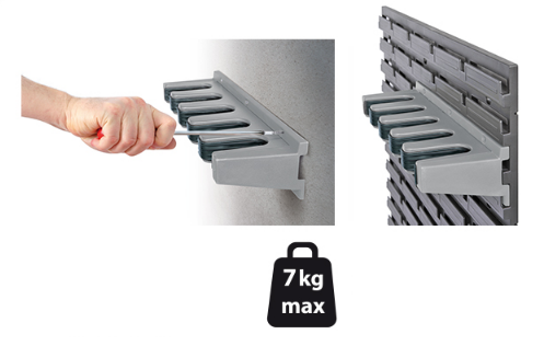 Органайзер-держатель Prosperplast MULTI HOLDER для садовых инструментов настенный - фото 4 Органайзер-держатель Prosperplast MULTI HOLDER для садовых инструментов настенный - фото 4