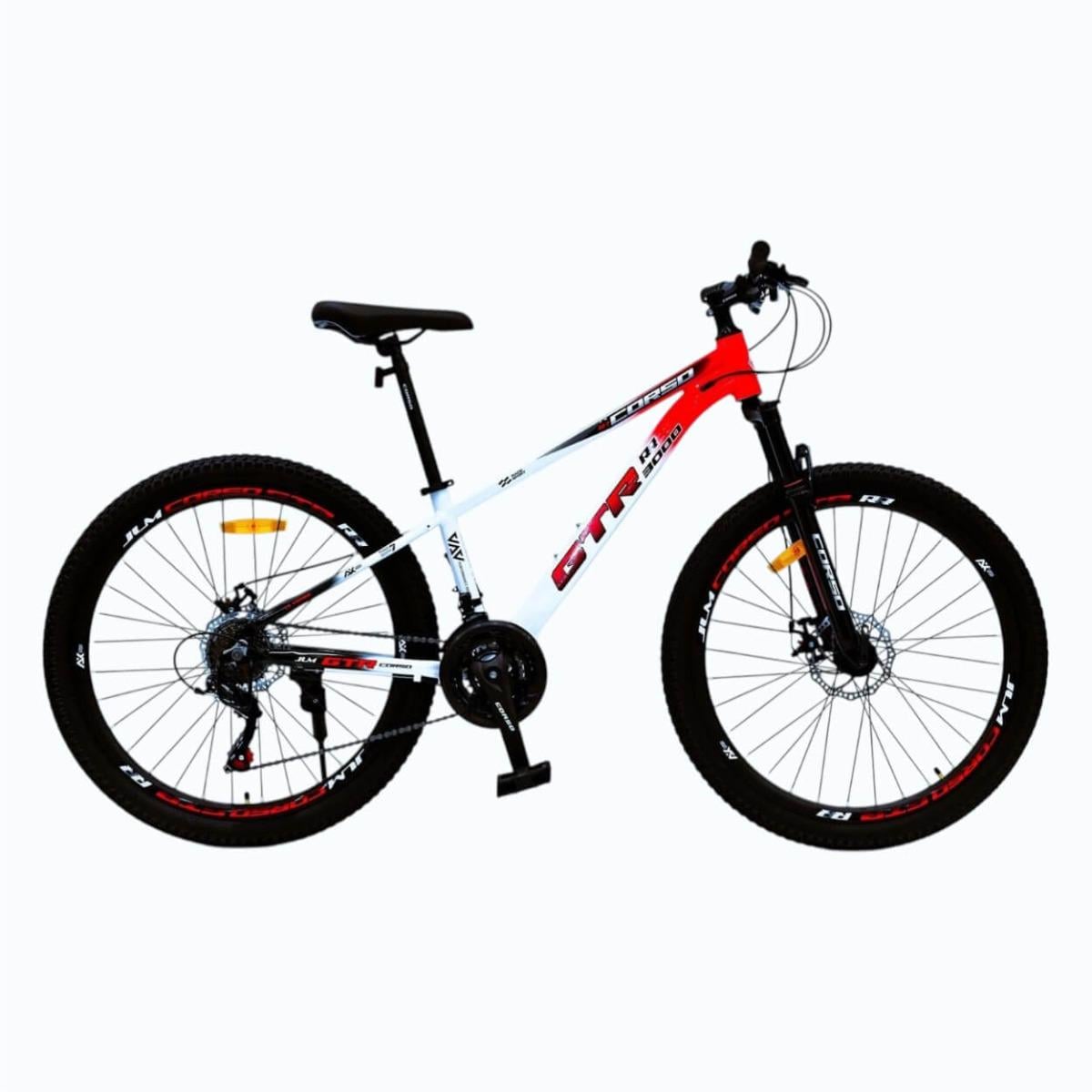 Велосипед горный Corso GTR-3000 алюминиевый 26"/13" Красный (528184438)