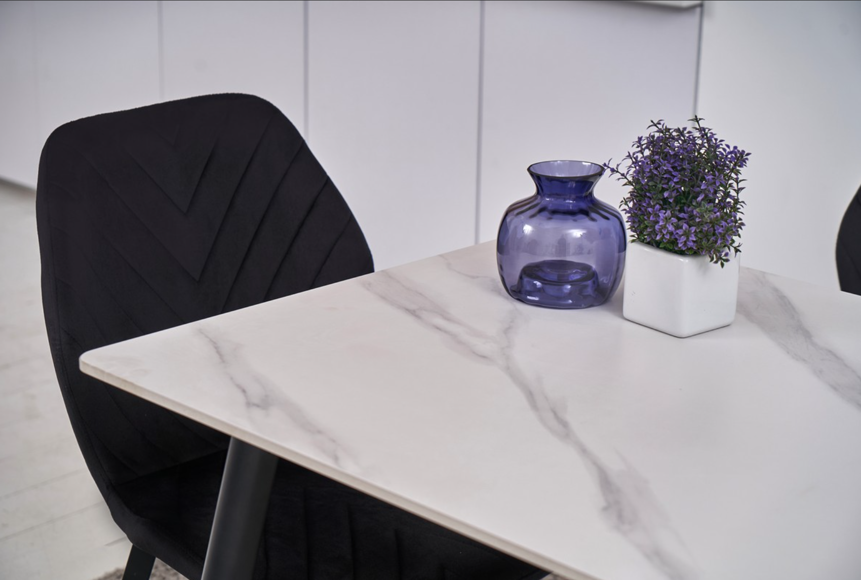 Стол обеденный керамический Ветро 300х700х750 мм Олимпо вайт/Черный (TМ-100) - фото 5 Стол обеденный керамический Ветро 300х700х750 мм Олимпо вайт/Черный (TМ-100) - фото 5