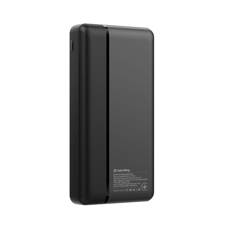 Повербанк ColorWay 30000 mAh Black (CW-PB300LPA3BK-PD) - фото 2