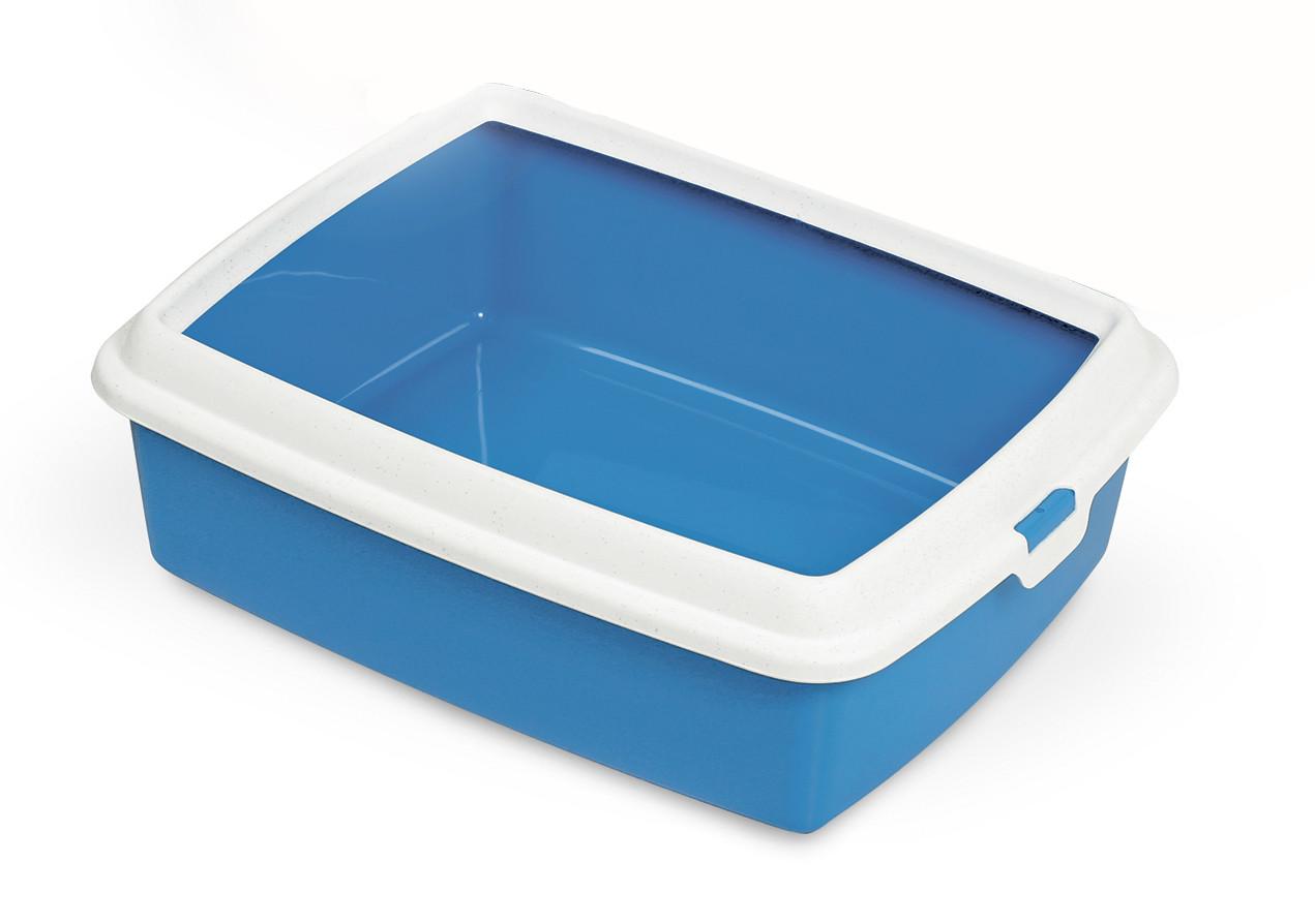 Туалет для кішок MPS HYDRA MINI з рамкою 43х31х12 см Blue (1130202719)