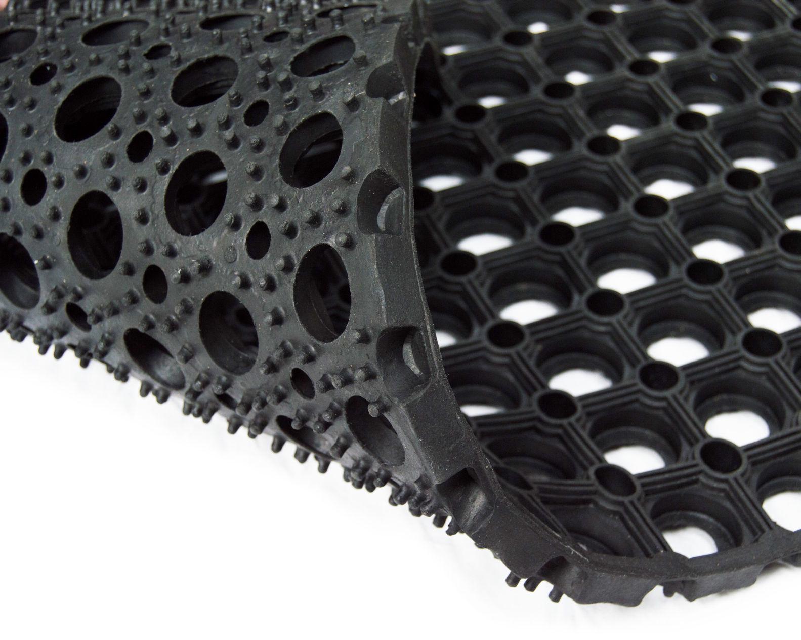 Грязезащитный ковер Дорн ячеистый резиновый 1000х1500х16 мм - фото 2 Грязезащитный ковер Дорн ячеистый резиновый 1000х1500х16 мм - фото 2