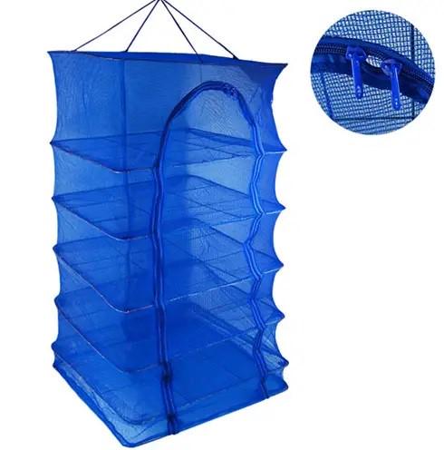 Сушка-сетка для рыбы складная 5 полок 45x45x60 см (b7fc8d35) - фото 3