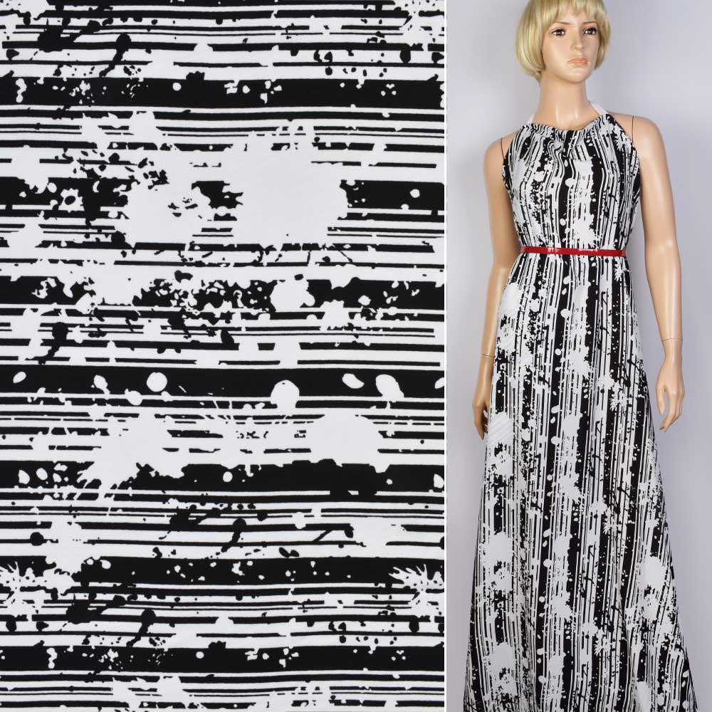 Ткань креп в цветы ширина 150 см Разноцветный (11402.004) - фото 2