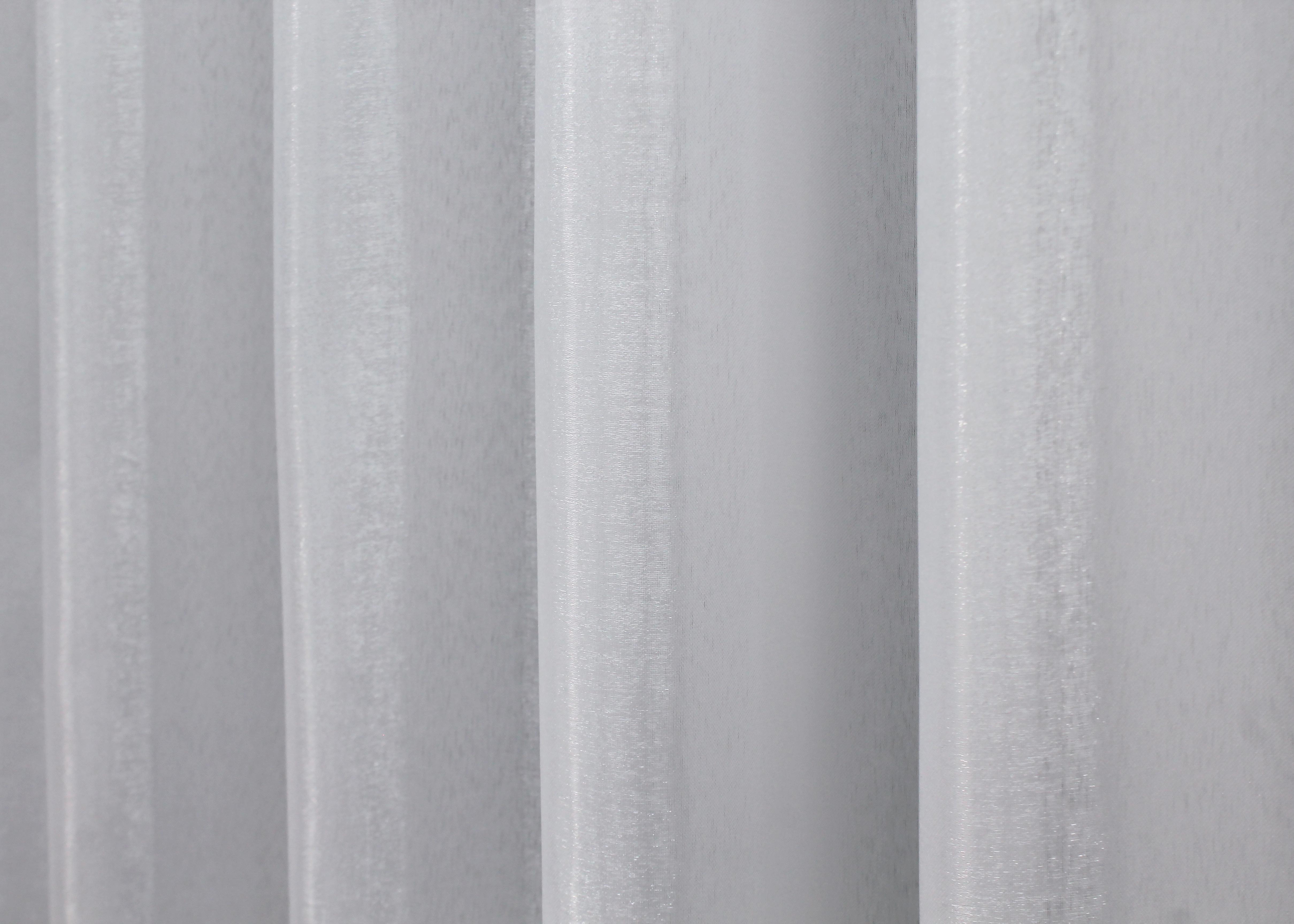 Комплект штор VR-Textil Атлас №805ш монорей 100х270 см 2 шт. Білий (31-210) - фото 8