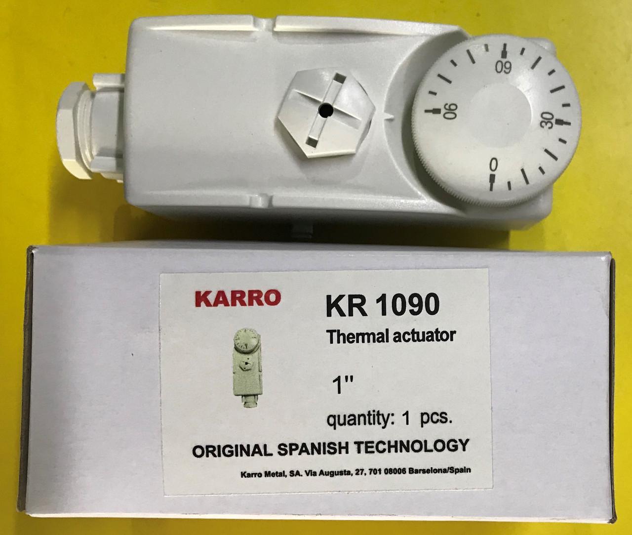 Термостат накладной Karro KR1090 0-90°C с пружиной для систем отопления - фото 2