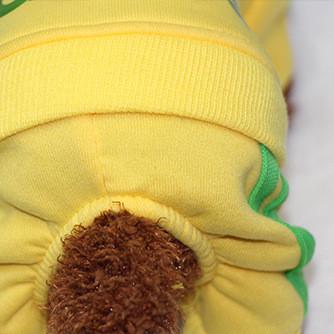 Костюм спортивный для собак Adidog на флисе и полиэстере S Желтый (1C0301) - фото 2 Костюм спортивный для собак Adidog на флисе и полиэстере S Желтый (1C0301) - фото 2