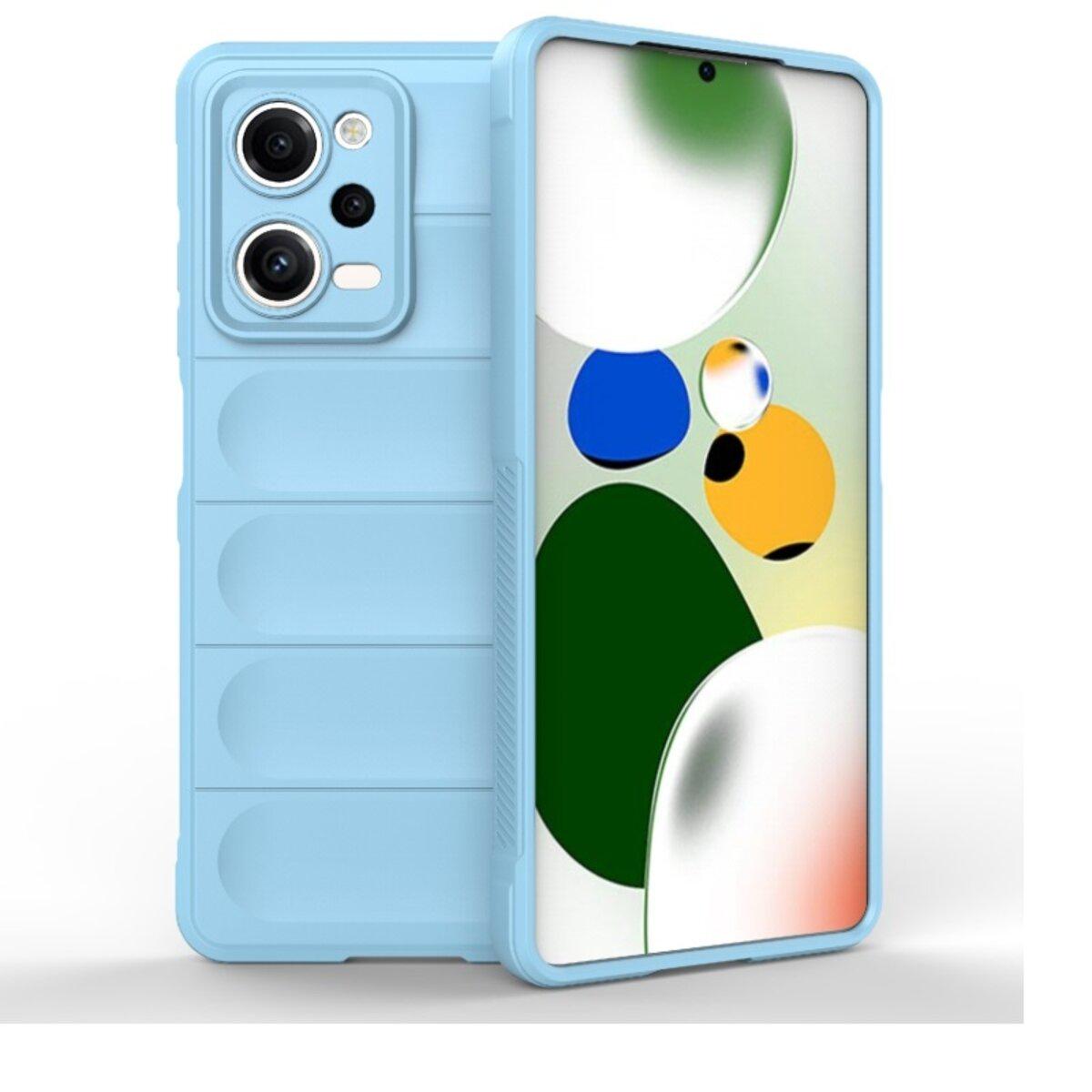 Противоударный чехол для Xiaomi Redmi 12 Cosmic Magic Shield / Light Blue