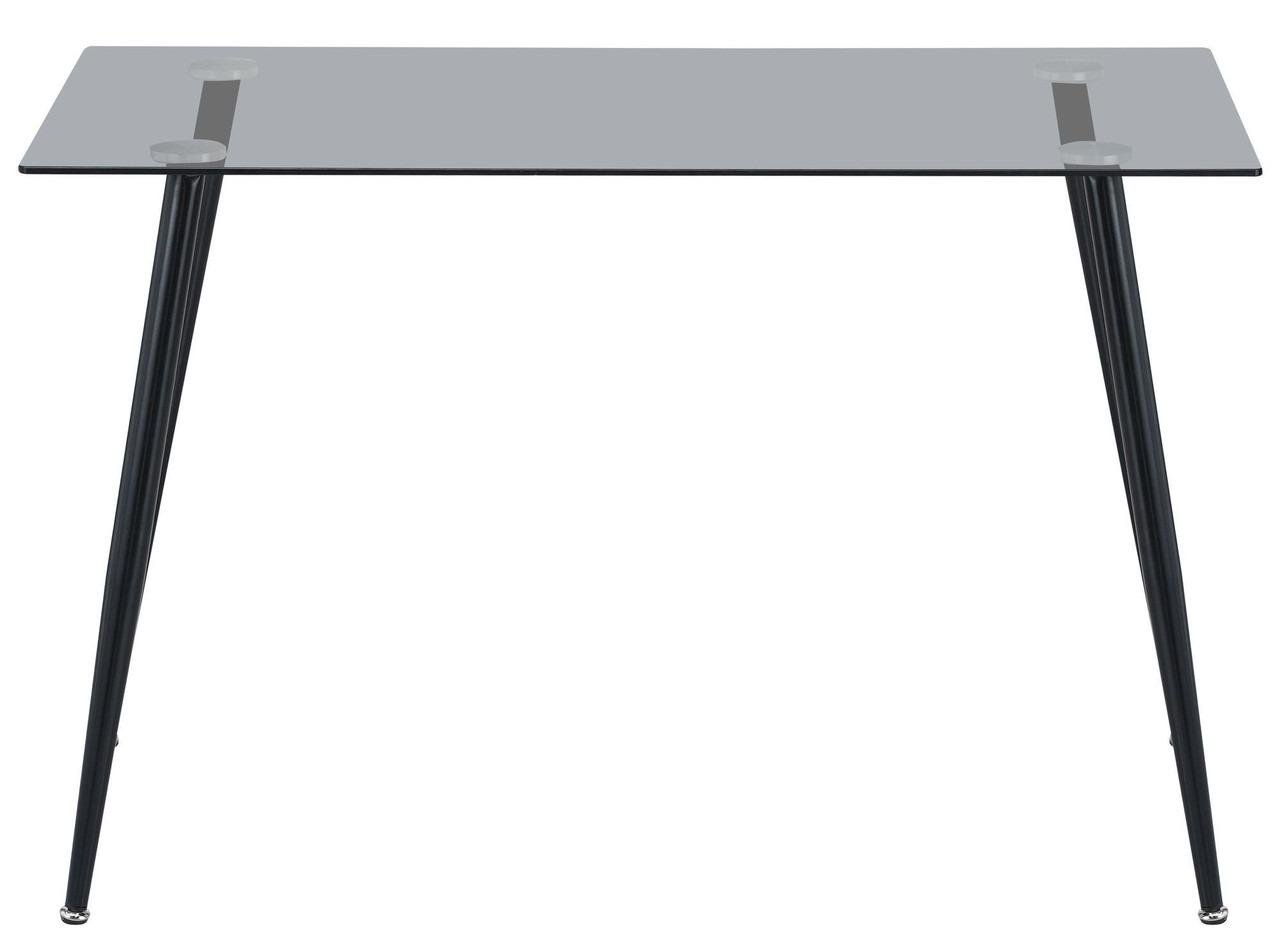 Обідній стіл скляний AMF Umberto для кухні столовий 120х70 см Обідній стіл скляний AMF Umberto для кухні столовий 120х70 см