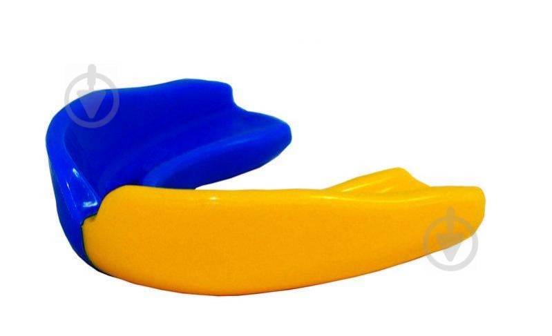 Капа боксерська PowerPlay 3311 SR Синьо-Жовта