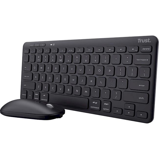 Клавіатура та миша Trust Lyra Wl Keyboard & Mouse Us Чорний (24843) - фото 2