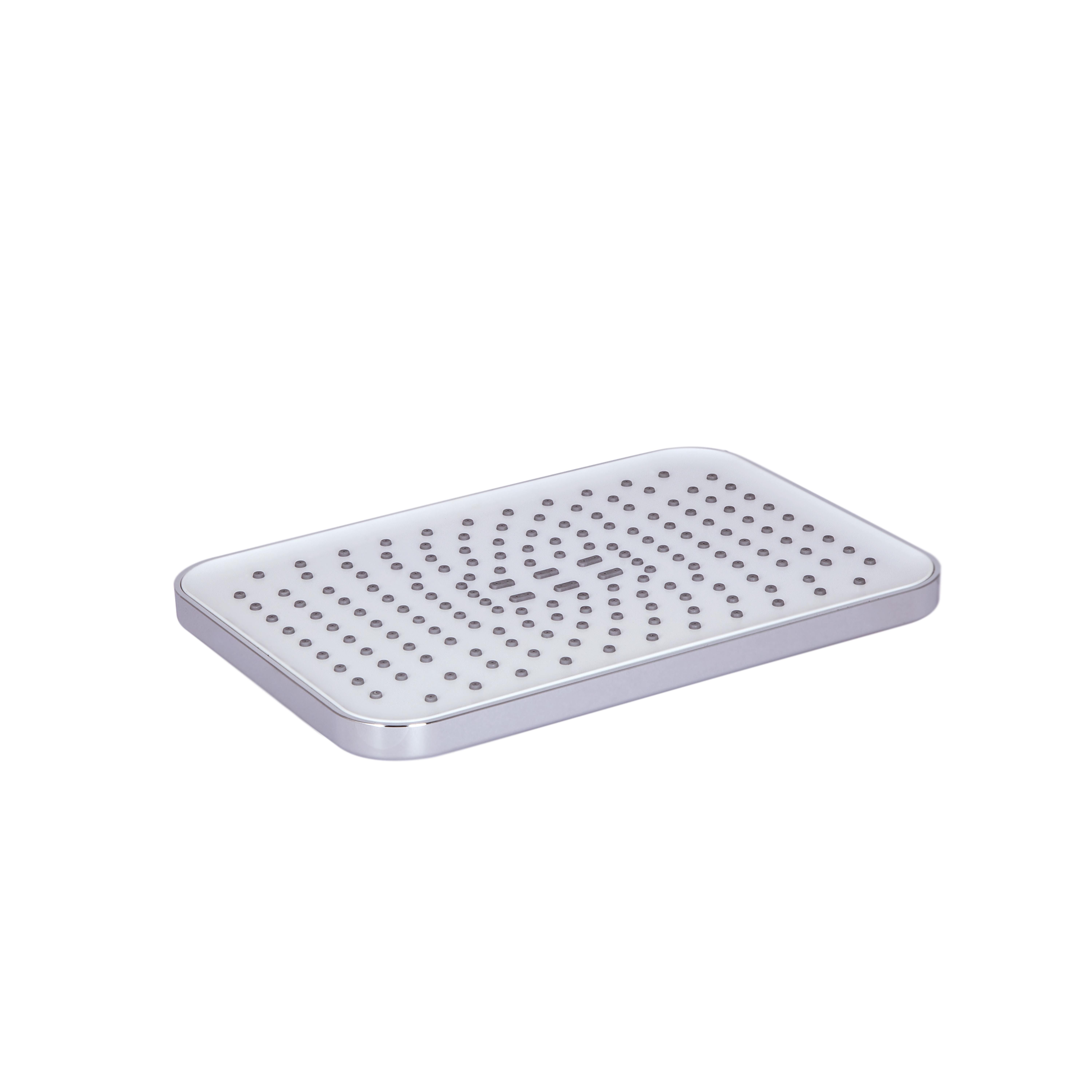 Лейка для верхнего душа Qtap Hlavova прямоугольная 260x180 мм Chrome/White (QTHLA107CRM45785) Лейка для верхнего душа Qtap Hlavova прямоугольная 260x180 мм Chrome/White (QTHLA107CRM45785)