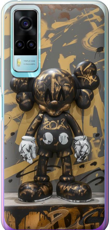 Чехол на Vivo Y53s Bronze kaws (6097u-2438-42517)