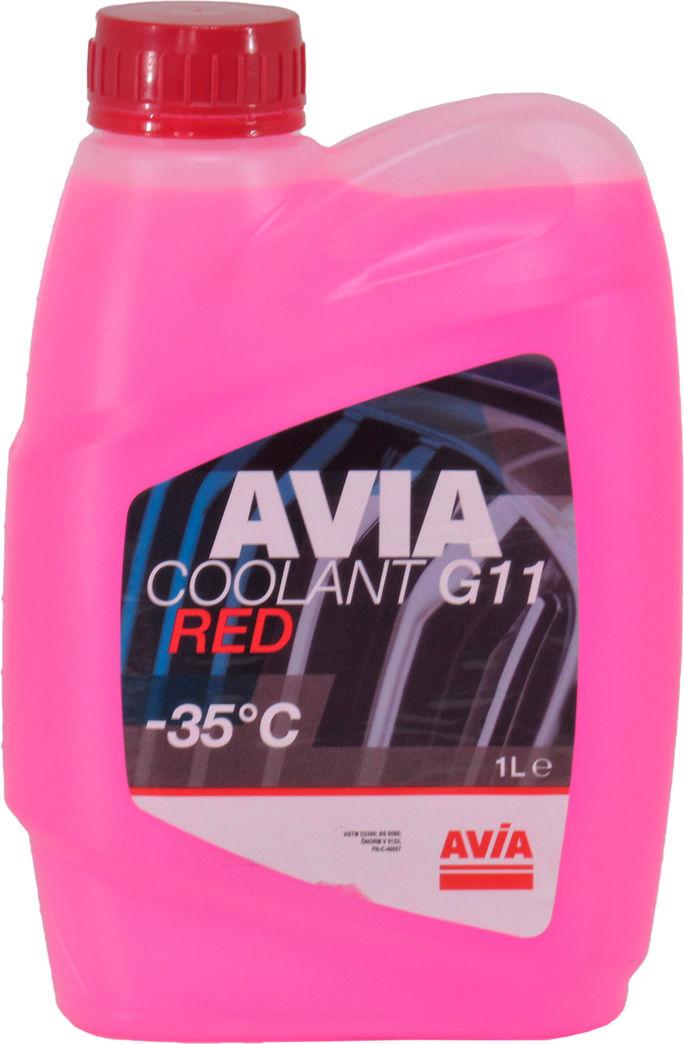 Антифриз Avia G11 від -35 до +108 1 л Red (0100534)