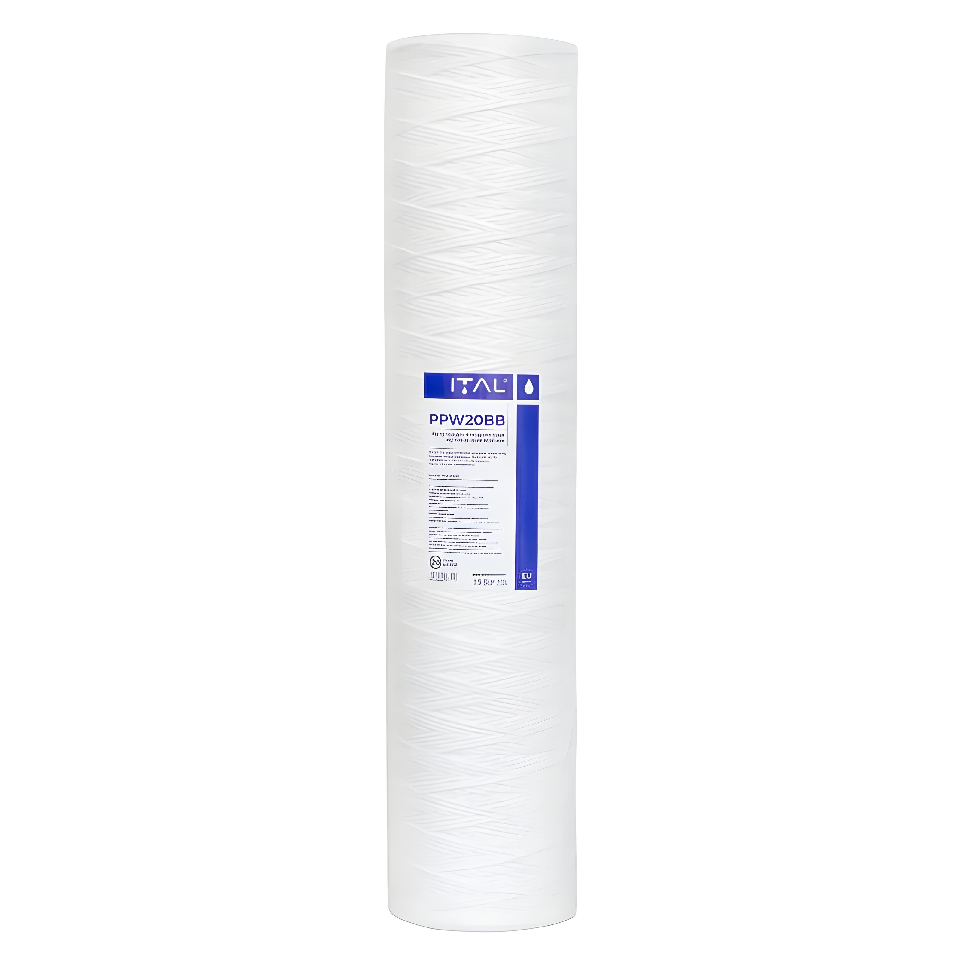 Картридж ITAL PPW20BB20IT PPW из полипропиленовой нити 4,5x10" 20 мкм (SQ-1056589) Картридж ITAL PPW20BB20IT PPW из полипропиленовой нити 4,5x10" 20 мкм (SQ-1056589)