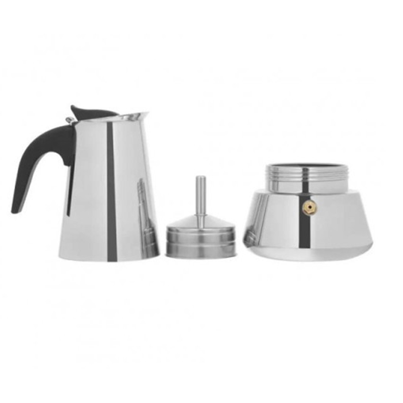 Гейзерна кавоварка Unique UN-1901 нержавіюча сталь 180 мл (23913138) - фото 8 Гейзерна кавоварка Unique UN-1901 нержавіюча сталь 180 мл (23913138) - фото 8