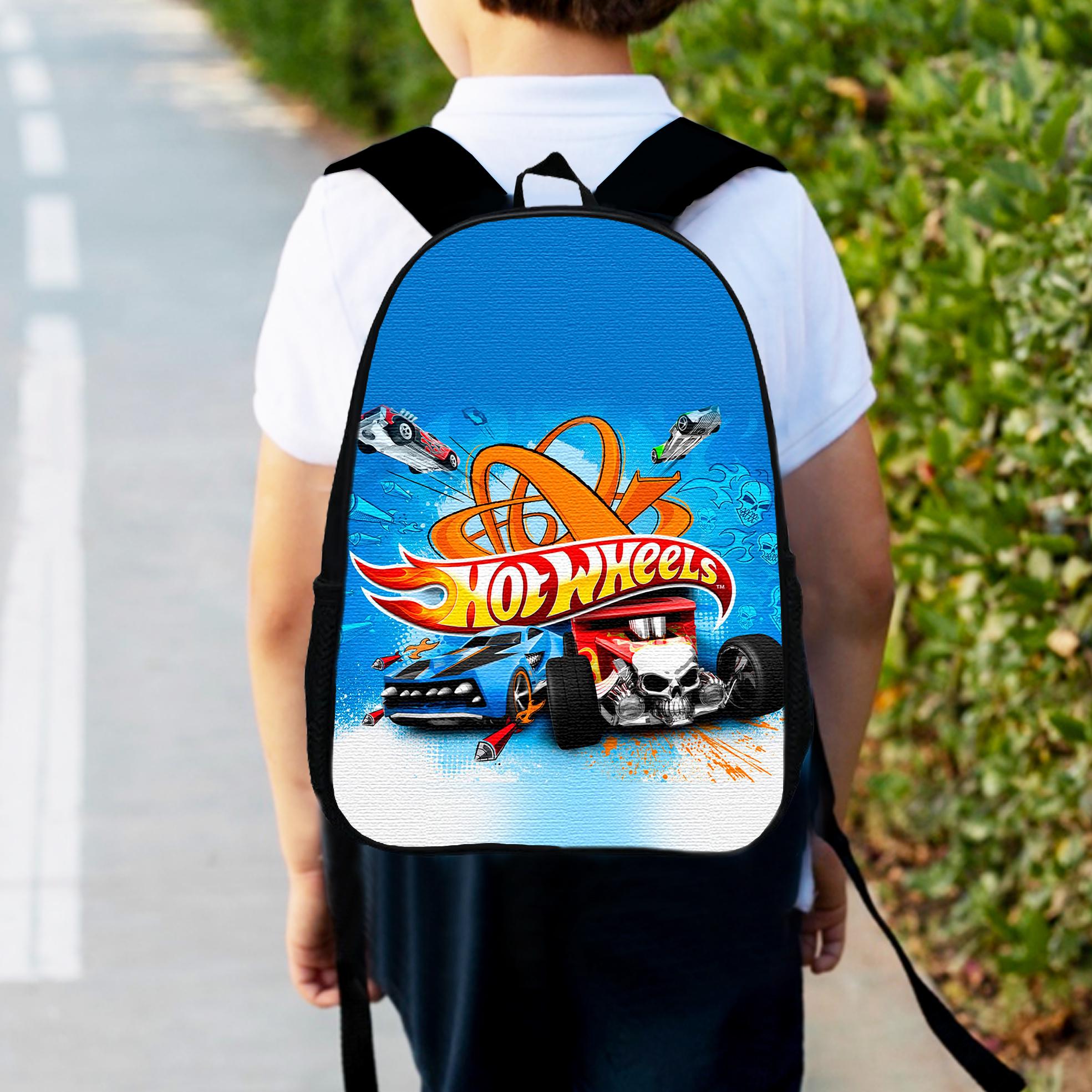 Шкільний рюкзак дитячий для хлопчика Hot Wheels міський 34х27 см (0105) - фото 5