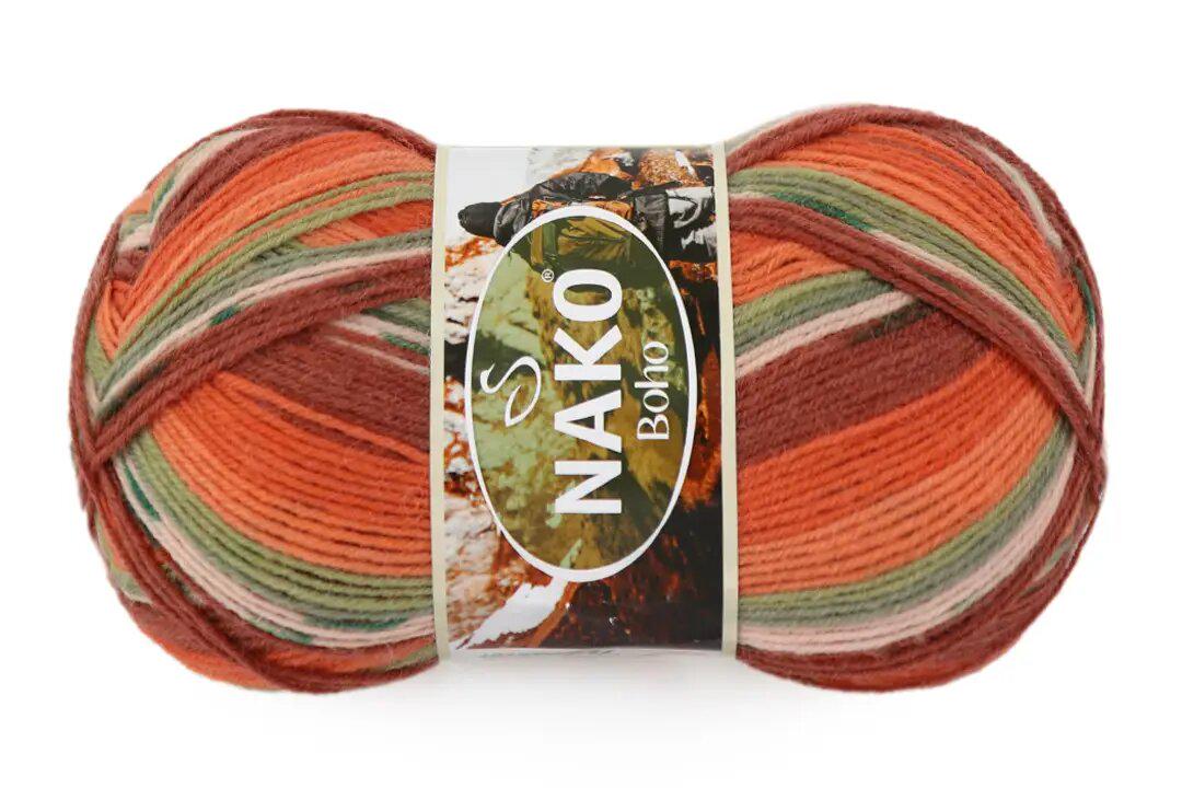 Пряжа носочная Nako Boho Concept 82689 (3701)