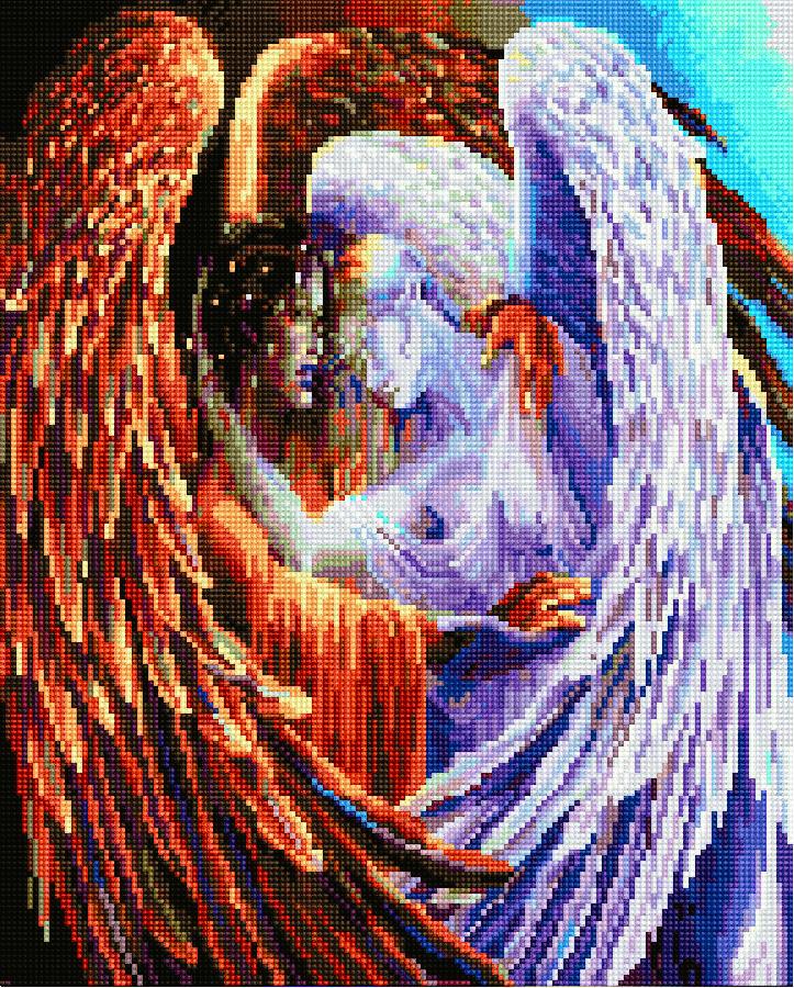 Алмазная мозаика Никитошка Вечная борьба 40x50 см (GJ4809)