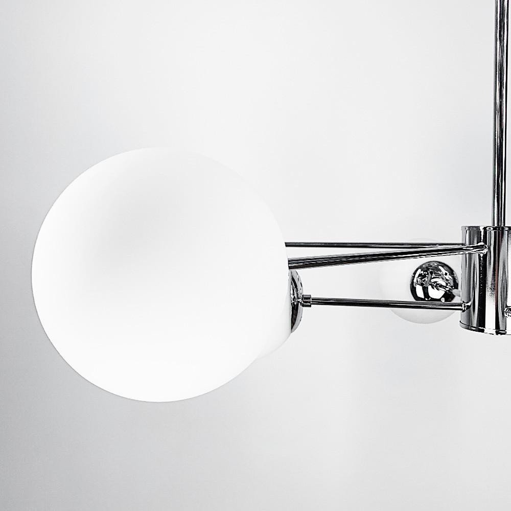 Люстра стельова Right Selection на 8 плафонів Срібний (CD 111/8 CH) - фото 5