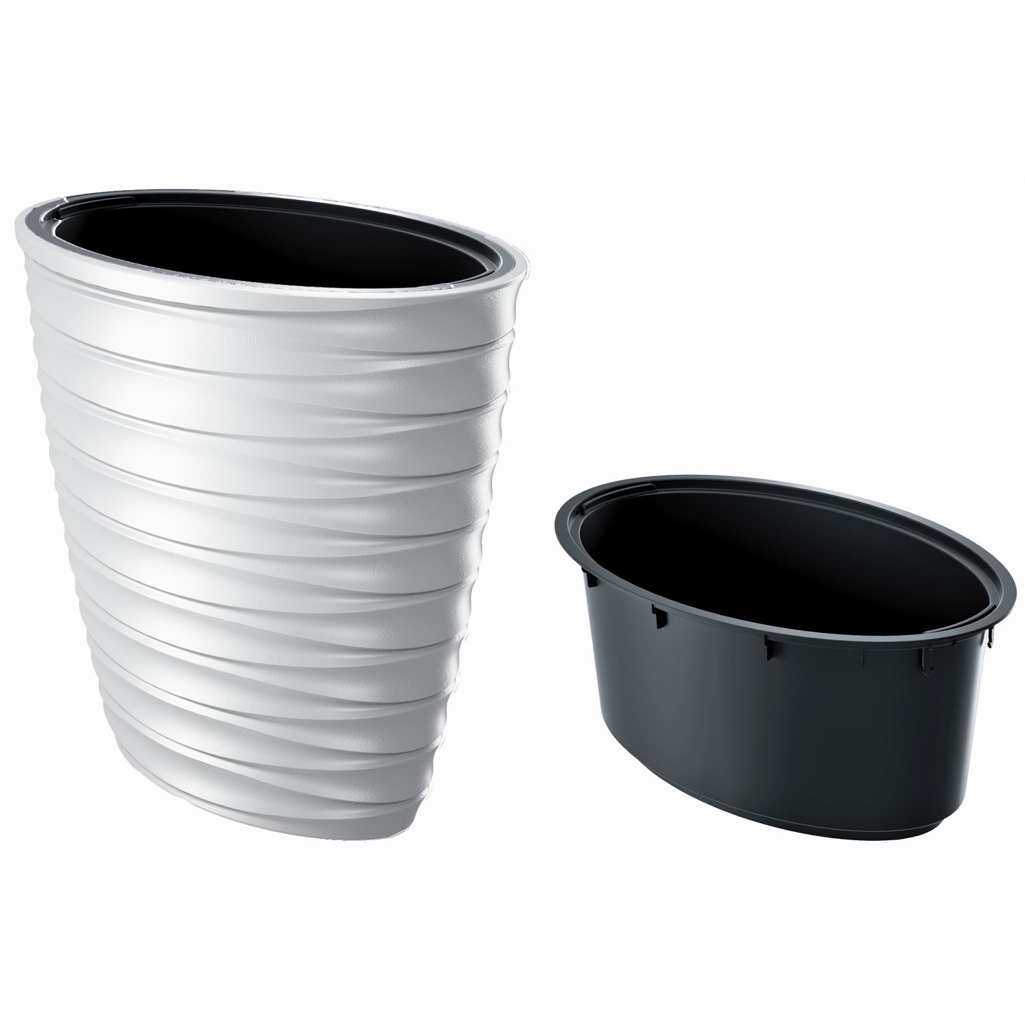 Горшок для цветов Prosperplast FREZE 60х58 см с вкладышем Белый (63653-449)